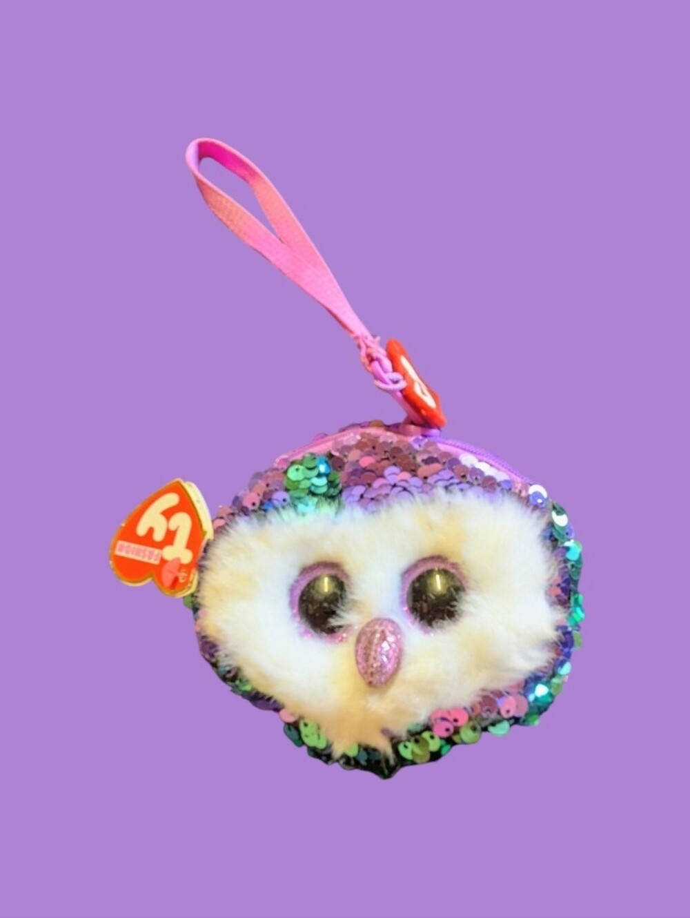Ty Fashion Flippables Moonlight the Owl Wristlet